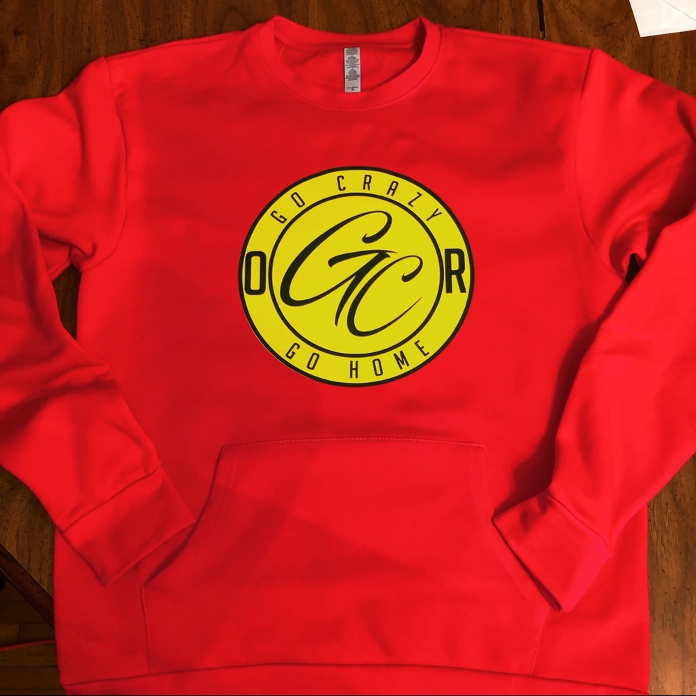 Go crazy apparel CREWNECK